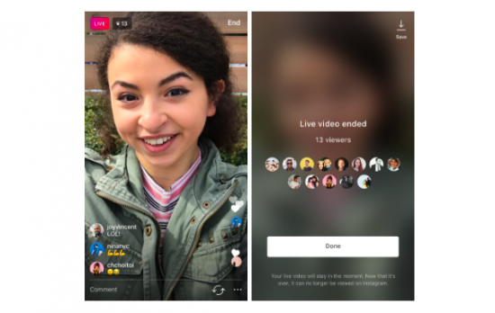 Fitur baru Instagram: Video live sekarang bisa disimpan