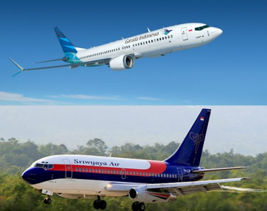 Pesawat Garuda Indonesia dan Sriwijaya Air hampir tabrakan di bandara Soekarno-Hatta