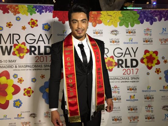 Kenalkan juara Mr. Gay World 2017 dari Filipina, John Raspado