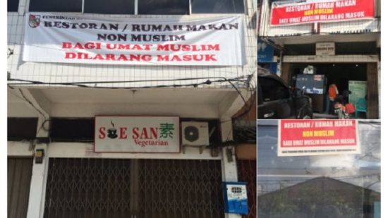 Pasang spanduk “Muslim Dilarang Masuk”, syarat restoran di Pekanbaru tetap buka selama Ramadan