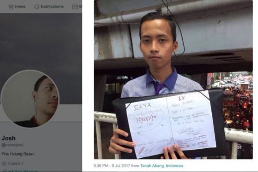 Kisah Asrofi, dapat banyak tawaran kerja usai fotonya pamer CV di jembatan penyebrangan viral