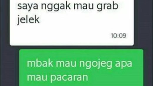 Ada-ada aja: Pelanggan GrabBike protes merasa driver-nya kurang cakep