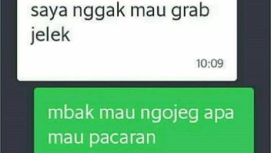 Ada-ada aja: Pelanggan GrabBike protes merasa driver-nya kurang cakep