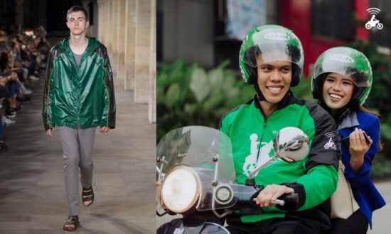 Jaket keluaran HermĆØs terbaru dibilang mirip punya Go-Jek, terinspirasi kali ya?