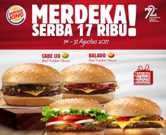 5 Promo menarik untuk rayakan Hari Kemerdekaan RI ke-72