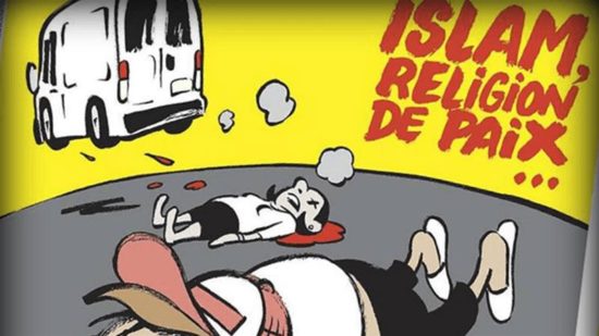 Majalah Charlie Hebdo kembali olok Islam, cover kartun teror Barcelona nya banyak dikritik