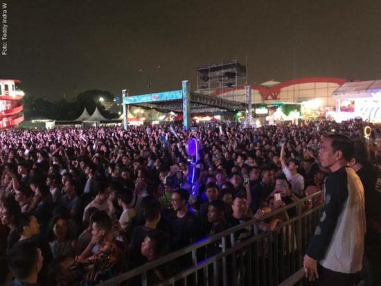 Jokowi hadir di We The Fest 2017 biar lebih dekat dengan generasi millennial