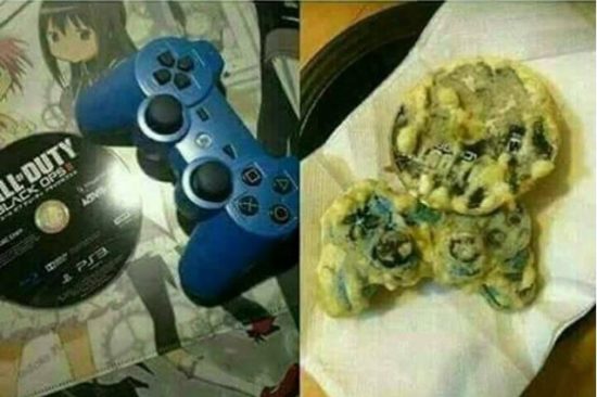 Kesal liat suami kecanduan game, istri goreng stik dan CD ‘Call of Duty’ PS3 pake tepung