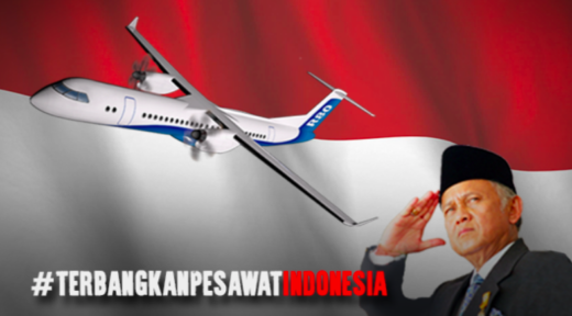 B.J. Habibie mau bikin pesawat baru R80, siapapun bisa ikutan donasi biar fotonya nempel di badan pesawat