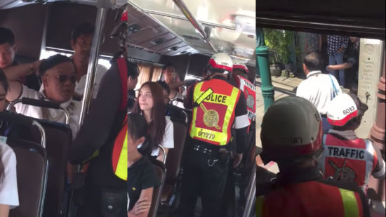 Nonton bokep dengan volume keras, bapak-bapak dipaksa turun dari bus kota (Video)