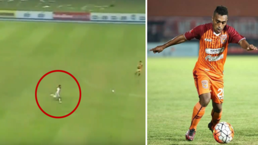 Pemain Borneo FC, Terens Puhiri konon pesepakbola tercepat sedunia, udah lihat golnya? (Video)