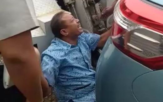 Parkir sembarangan karena kebelet BAB, sopir Blue Bird nangis histeris taksinya diderek Dishub (Video)