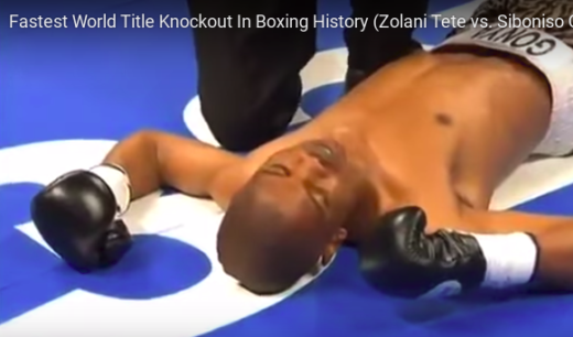 Watch: Sekali pukul menang KO dalam 11 detik! Petinju Afsel Zolani Tete cetak rekor baru