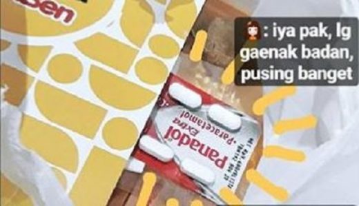 Driver Go-Jek selipin Panadol buat pelanggan Go-Food yang lagi sakit kepala