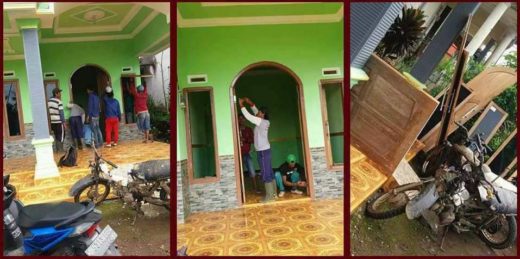 Rumah hasil jerih payah dihancurkan karena sang suami selingkuh