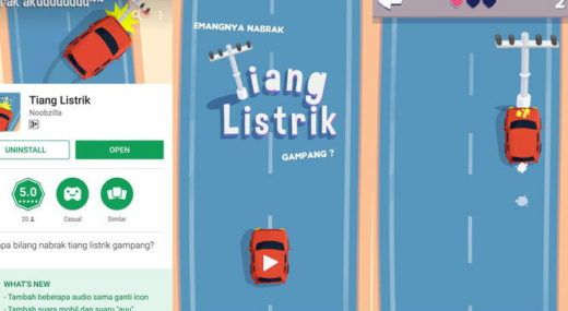 “Bisa berapa kali nabrak?”: Game mobile ‘Tiang Listrik’, katanya terinspirasi Setya Novanto