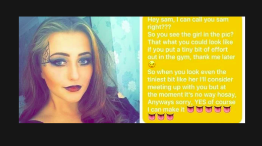 Ketemu perempuan di app kencan, ada cowok bilang mau menidurinya kalau dia langsing