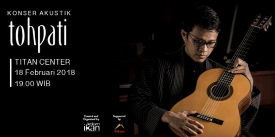 Dengarkan sejuknya petikan gitar dalam ‘Konser Akustik Tohpati 2018’