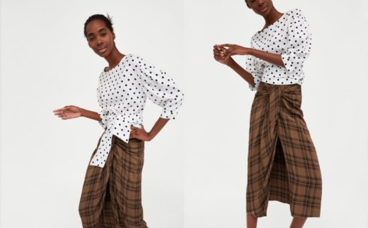 Zarung: Zara jual rok kotak-kotak mirip sarung Rp1,2 juta