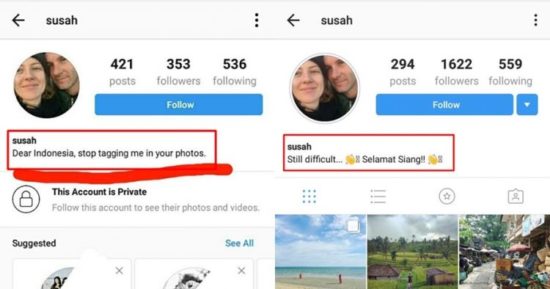 Mbak ‘Susah’, bule yang kesal banyak di-tag orang Indonesia gara-gara nama