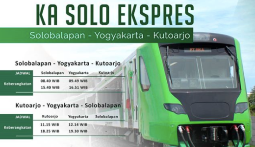 KAI luncurkan Solo Ekspres, tiketnya gratis selama 4 hari