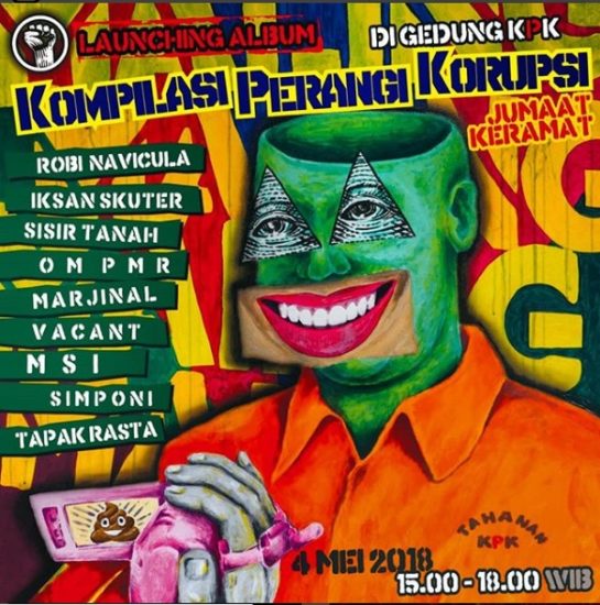 ‘Kompilasi Perangi Korupsi’: Cara Marjinal cs dukung KPK