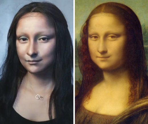 Ditantang fans, beauty vlogger sulap wajahnya mirip Monalisa