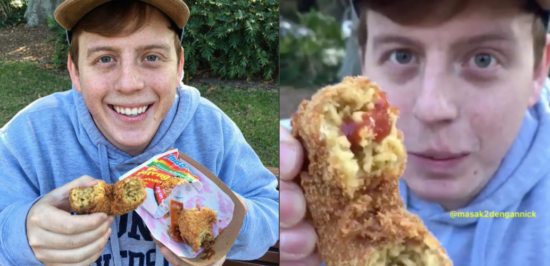 Pengen tau rasanya? Ada bule review donat Indomie Australia