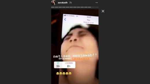Netizen banyak yang DM Aura Kasih minta link video bokep