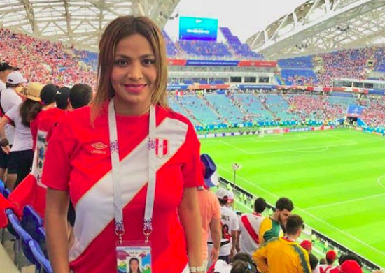 Netizen Indonesia ribut nagih: Model Peru janji buka baju kalau negaranya cetak gol di Piala Dunia