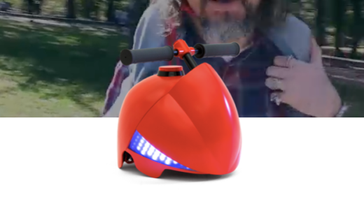 Piggyback Driver: Helm lucu buat “nyetir” orangtua saat gendong anaknya