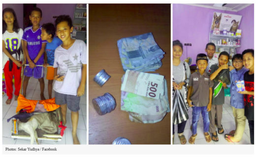 Viral: Anak-anak patungan uang Lebaran bawa kucing liar terluka ke dokter hewan