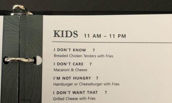 I’m Not Hungry hingga I Don’t Care: Nama unik menu anak di resto hotel