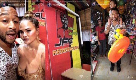 John Legend dan Chrissy Teigen antre ayam goreng di Bali, so what?