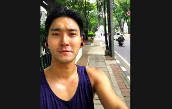 Viral: Siwon Super Junior kepergok jogging di jalanan Jakarta