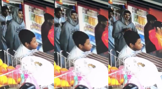 Seorang pria batal nyopet HP ketika sadar kerekam kamera CCTV