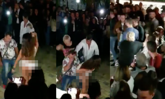 Bule ketangkap basah “dangdutan”, dipukul habis-habisan