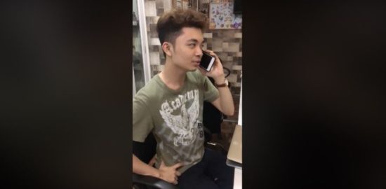 Video kocak: Cowok pura-pura nelpon pakai bahasa Korea fasih banget