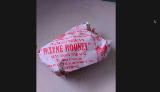 Nasi Padang ‘Wayne Rooney’ viral, udah coba?