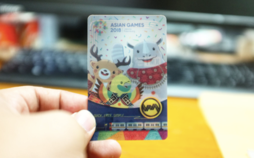 Dijual Rp1,5 juta: Kartu KRL limited edition Asian Games 2018 transparan