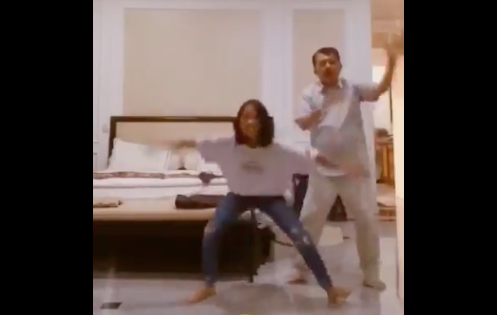 Video viral: Jusuf Kalla joget TikTok bareng cucunya