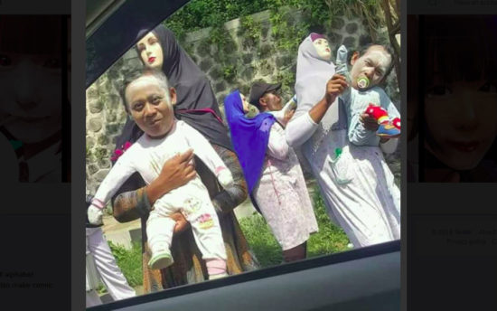 Sosoknya lebih seram dari badut Mampang, netizen bersimpati susahnya cari rezeki