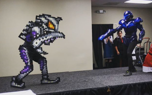 Artist ciptakan kostum game 2D jadul, mirip banget