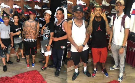 Penggemar tato punggungnya dengan jersey Michael Jordan