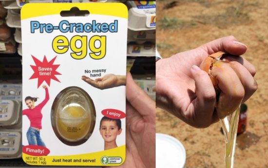 Pre-Cracked Egg: Telur tanpa cangkang, praktis atau ribet?
