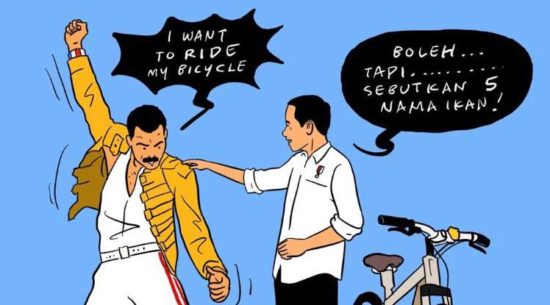 Ilustrator kesal karyanya diedit Demokrat TV