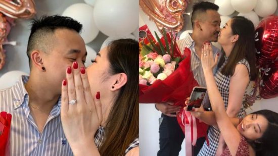 Gak sempat perawatan, wanita ini pinjam tangan sepupu buat pamer cincin lamaran di medsos