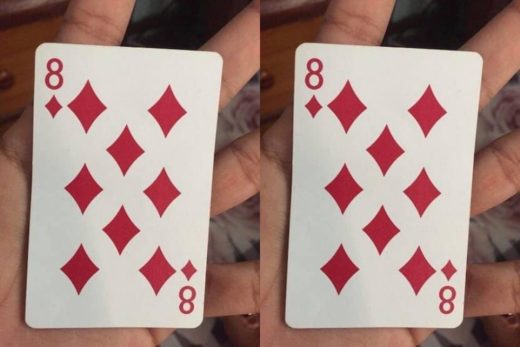 Kartu diamonds viral gara-gara ada angka tersembunyi
