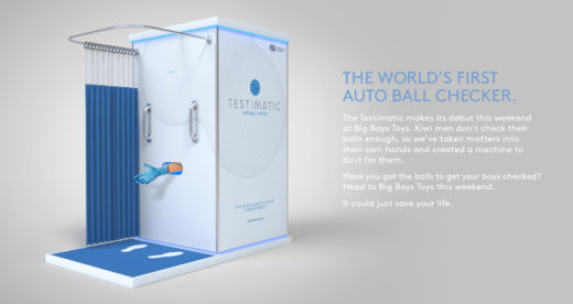 Testimatic: Booth untuk periksa kesehatan testis tanpa tatap muka
