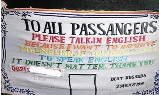 Sopir taksi ajak penumpang ngobrol bahasa Inggris viral lagi